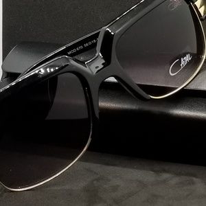 Cazal 670 black with tinted lens